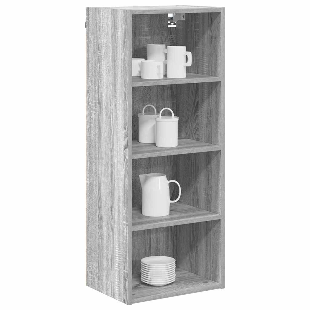 vidaXL Szafka wisząca Szary Sonoma 40 x 29,5 x 100 cm