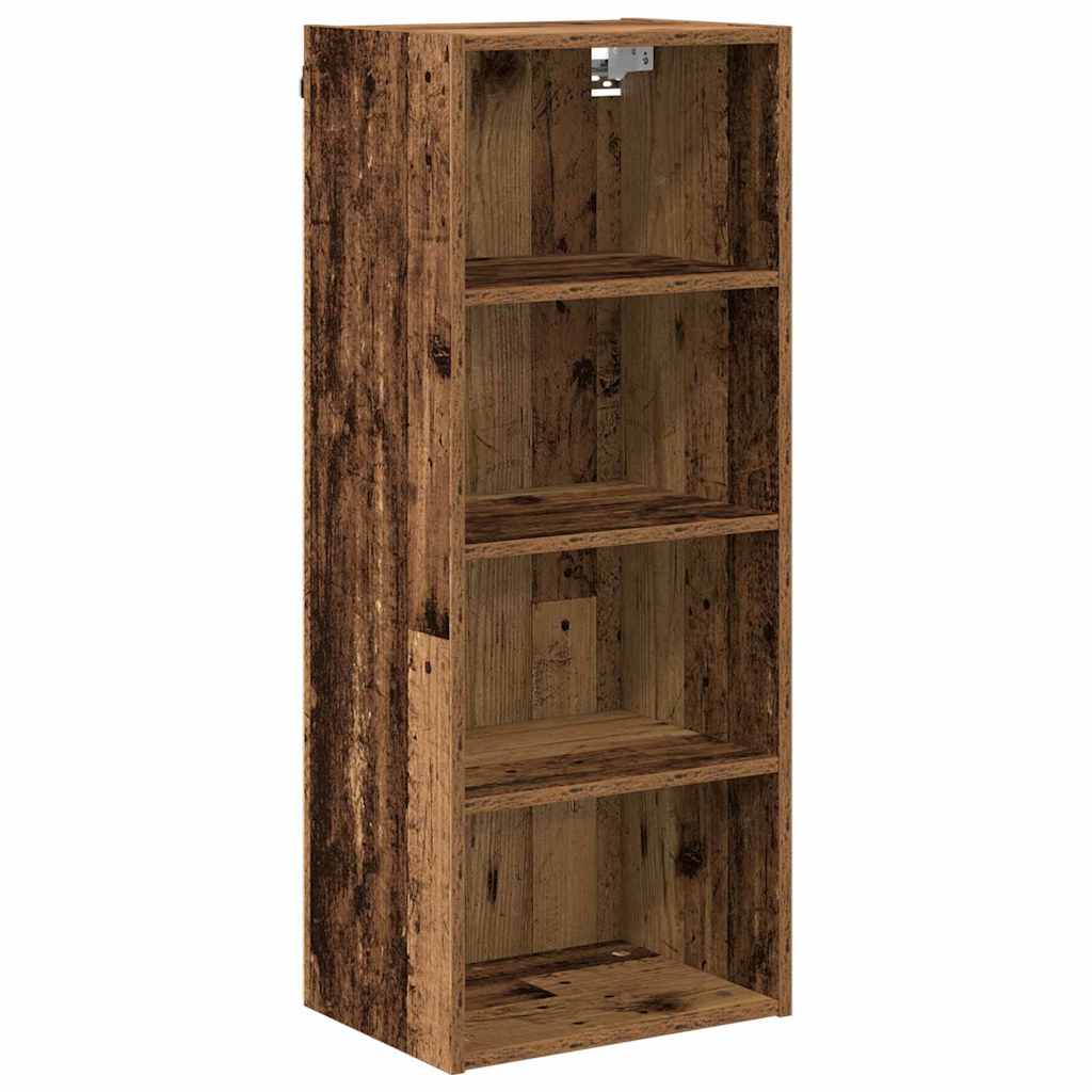 vidaXL Szafka wisząca Stare drewno 40 x 29,5 x 100 cm