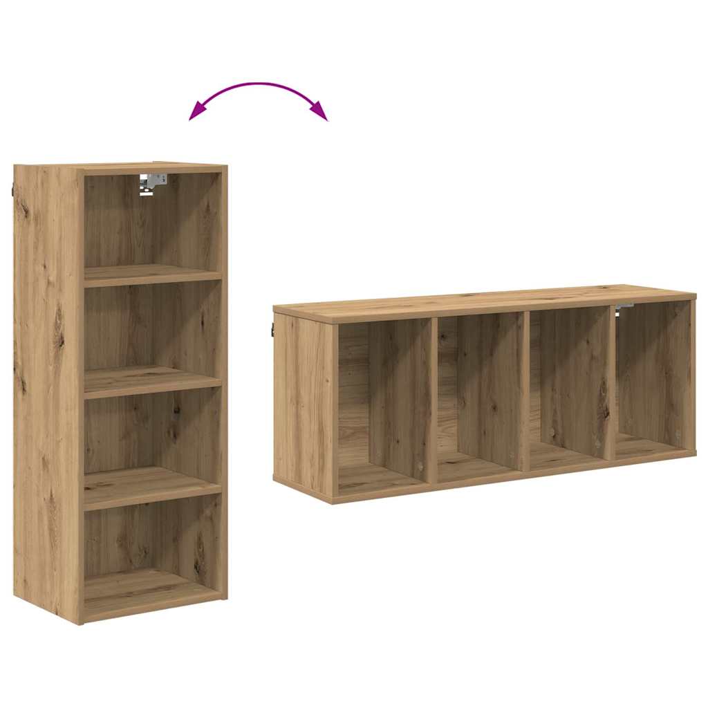 vidaXL Szafka wisząca Dąb rzemieślniczy 40 x 29,5 x 100 cm