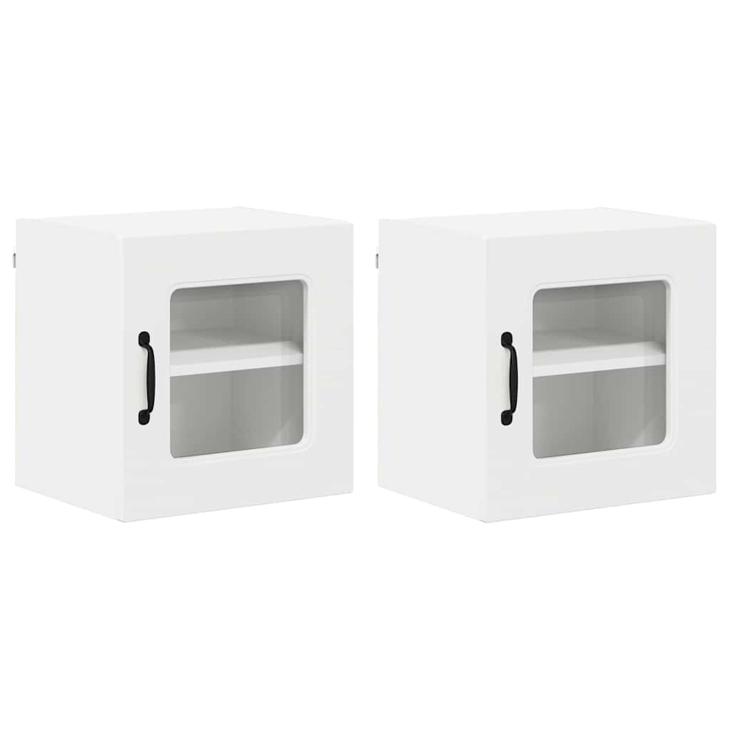 vidaXL Front do zmywarki Kalmar 2 pcs Biały 40 x 31 x 40 cm