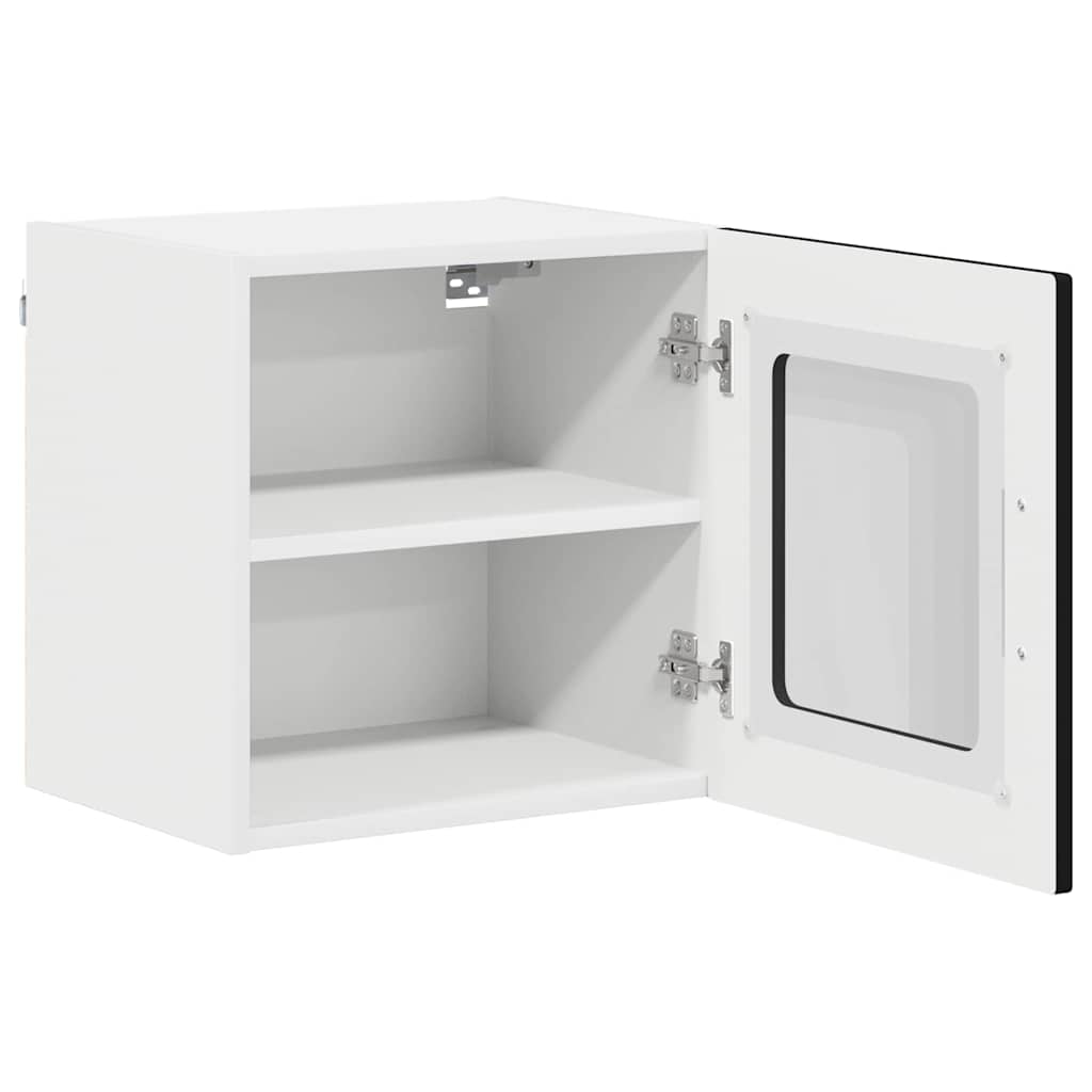 vidaXL Front do zmywarki Kalmar 2 pcs Czarny 40 x 31 x 40 cm