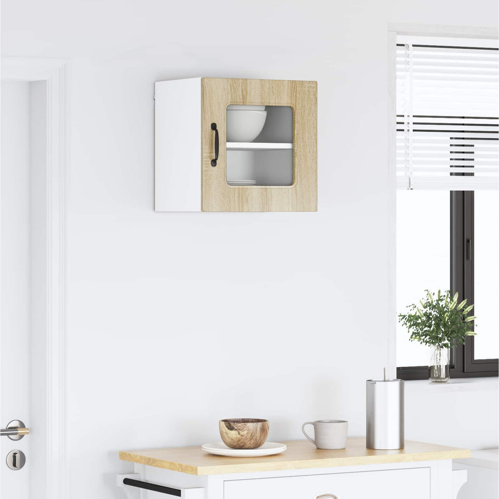 vidaXL Front do zmywarki Kalmar Dąb Sonoma 40 x 31 x 40 cm