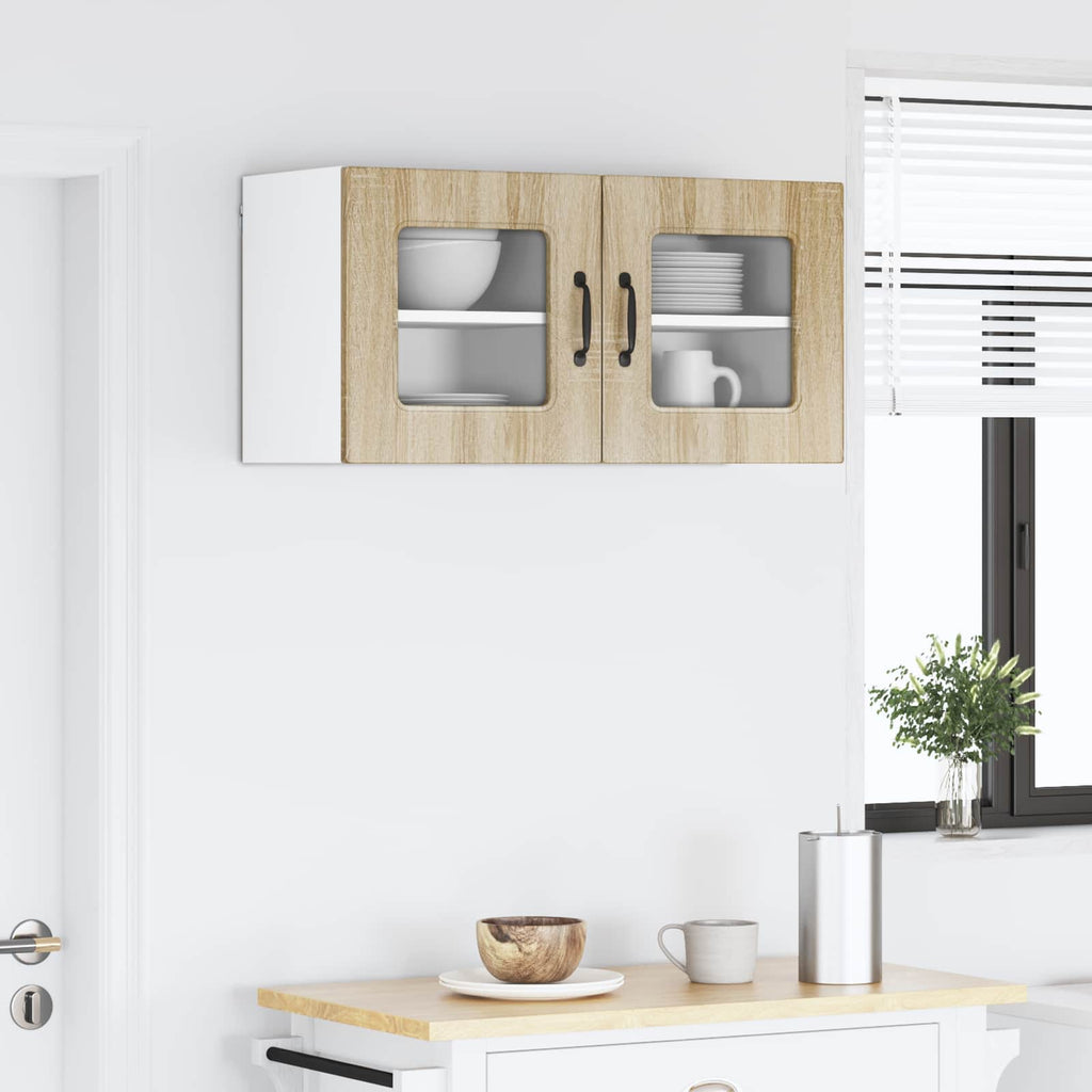 vidaXL Front do zmywarki Kalmar 2 pcs Dąb Sonoma 40 x 31 x 40 cm