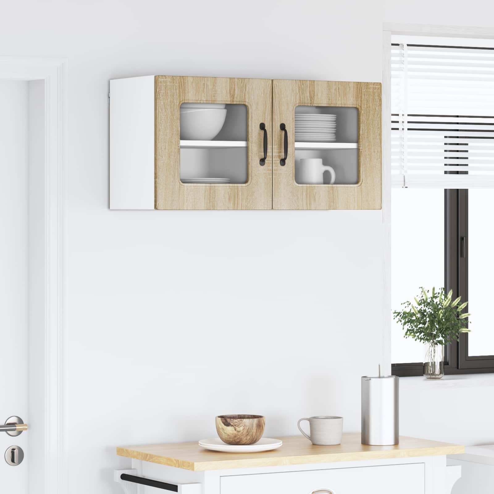 vidaXL Front do zmywarki Kalmar 2 pcs Dąb Sonoma 40 x 31 x 40 cm