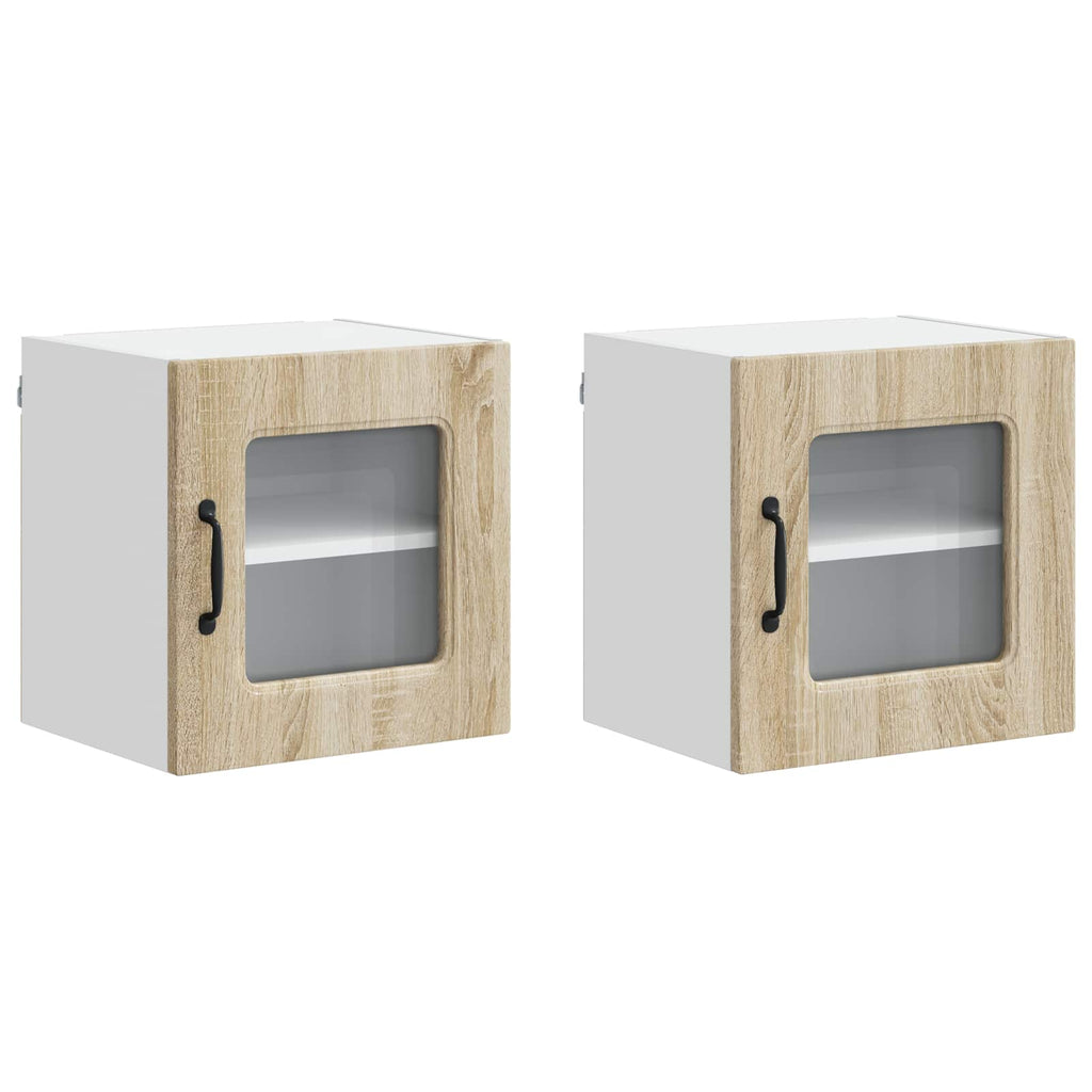 vidaXL Front do zmywarki Kalmar 2 pcs Dąb Sonoma 40 x 31 x 40 cm