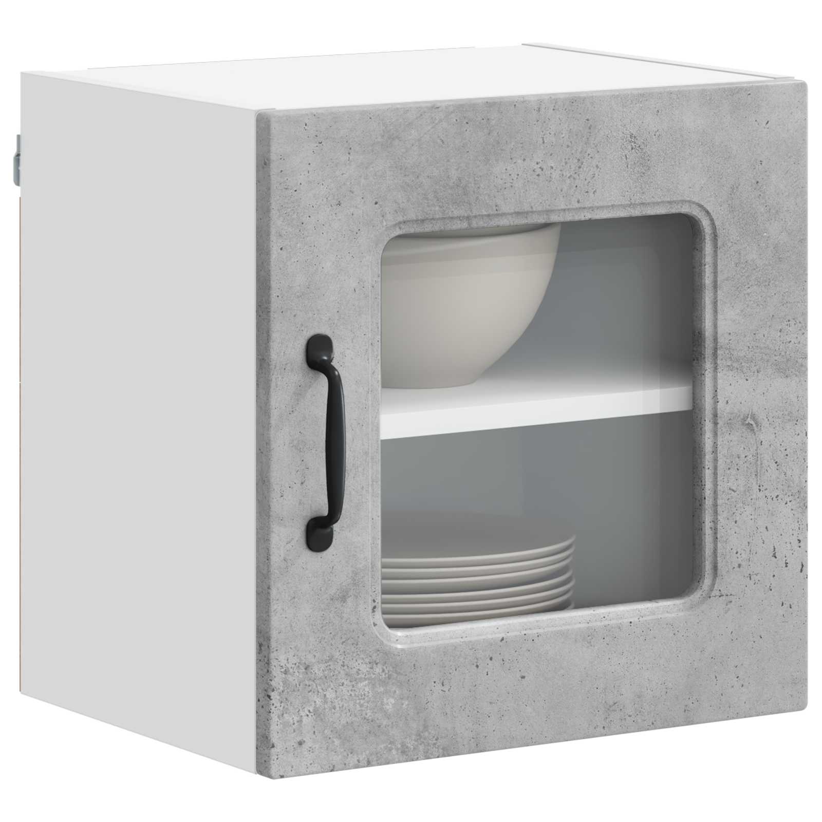 vidaXL Front do zmywarki Kalmar 2 pcs Betonowy szary 40 x 31 x 40 cm
