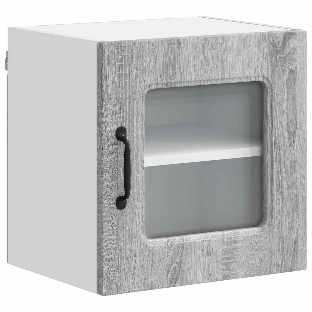 vidaXL Front do zmywarki Kalmar Szary Sonoma 40 x 31 x 40 cm