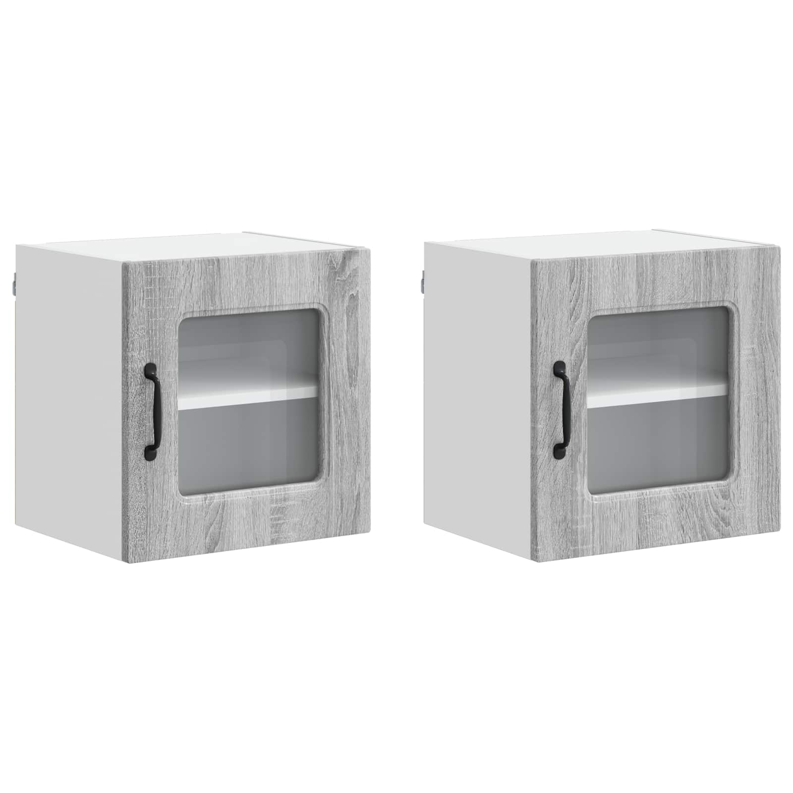 vidaXL Front do zmywarki Kalmar 2 pcs Szary Sonoma 40 x 31 x 40 cm