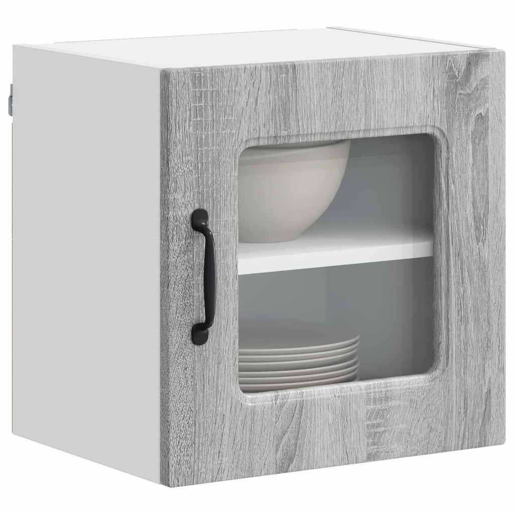 vidaXL Front do zmywarki Kalmar 2 pcs Szary Sonoma 40 x 31 x 40 cm