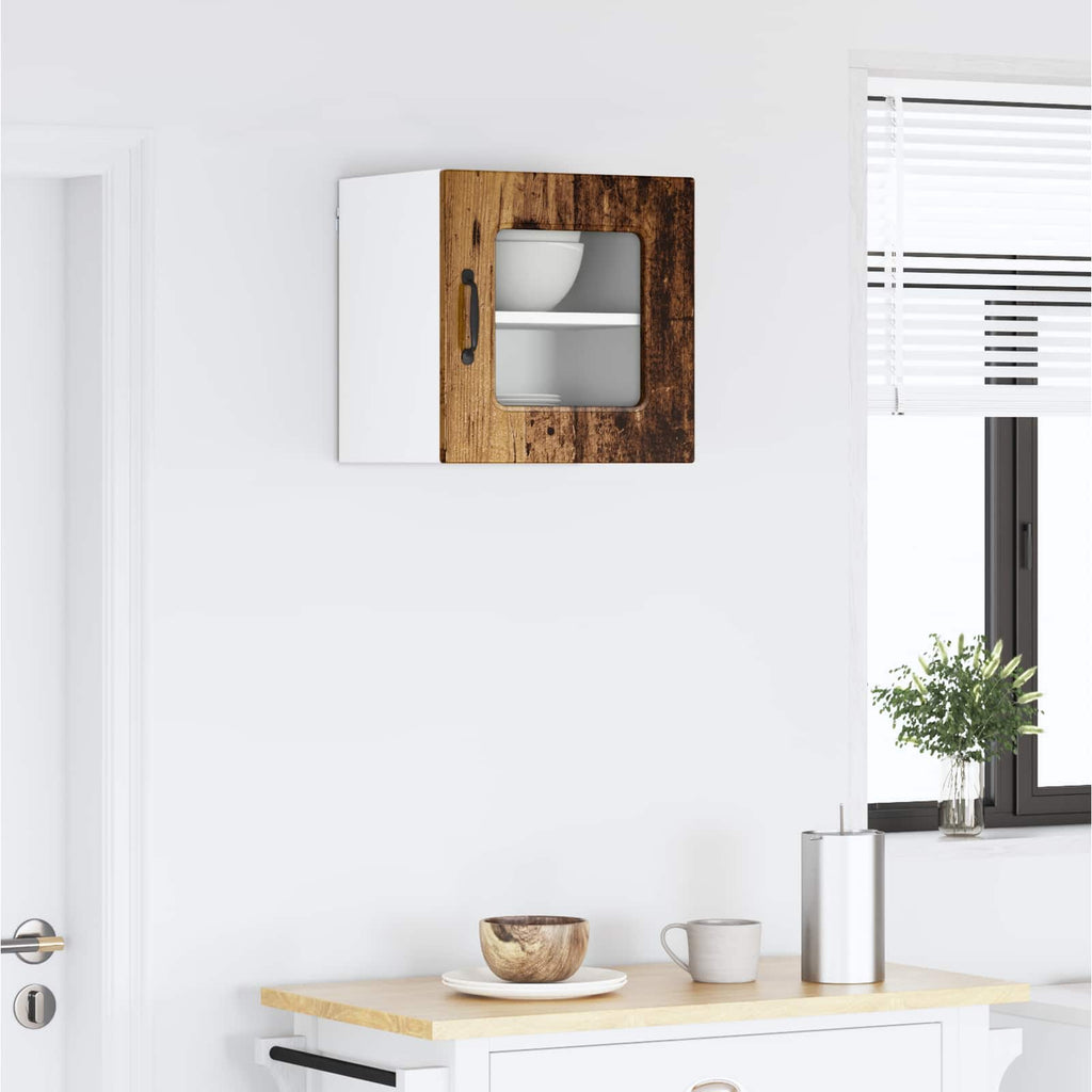 vidaXL Front do zmywarki Kalmar Stare drewno 40 x 31 x 40 cm