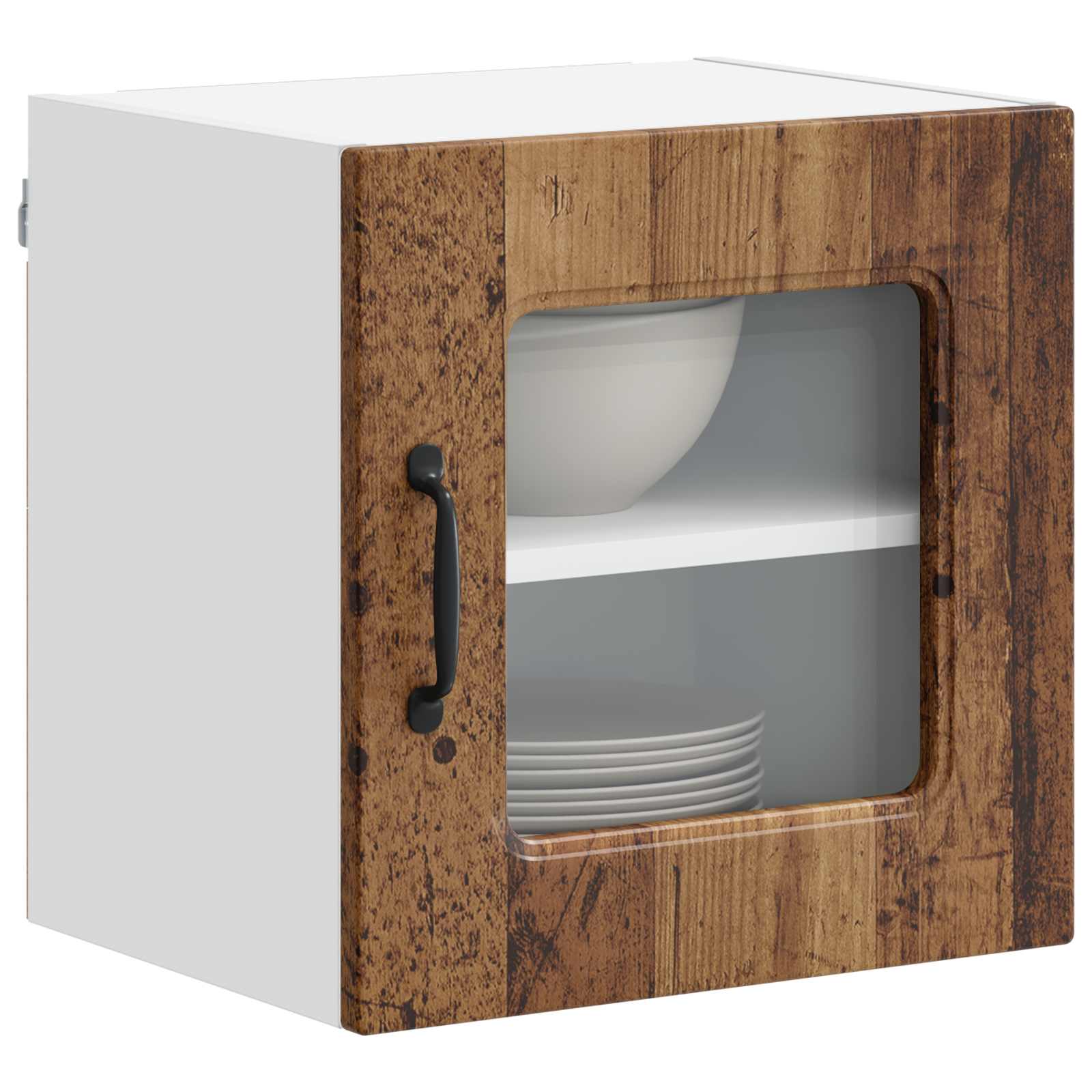 vidaXL Front do zmywarki Kalmar Stare drewno 40 x 31 x 40 cm