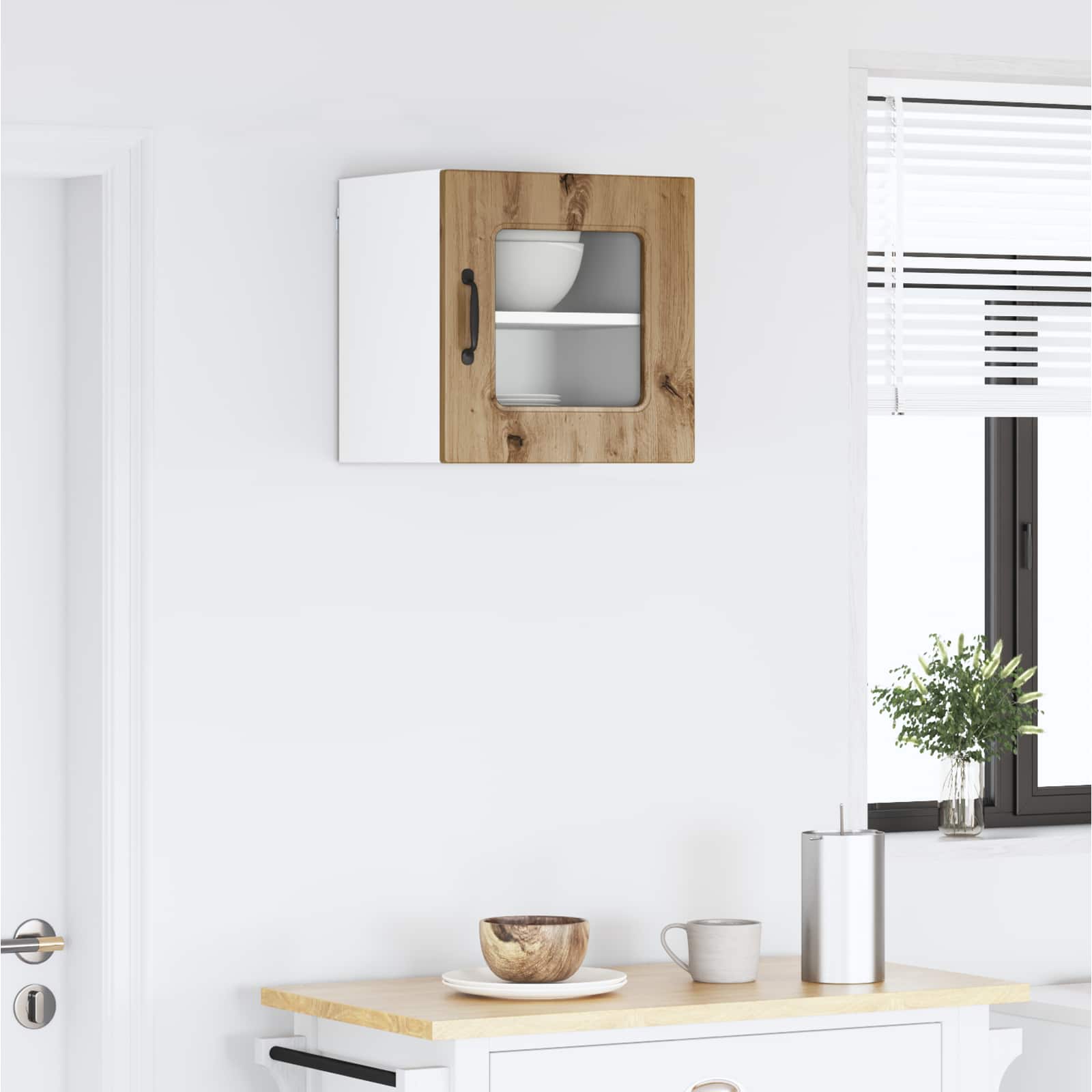 vidaXL Front do zmywarki Kalmar Dąb rzemieślniczy 40 x 31 x 40 cm