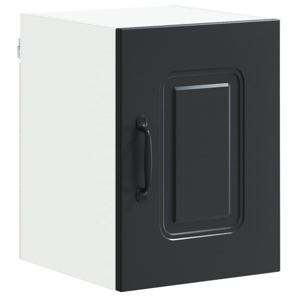 vidaXL Front do zmywarki Kalmar 2 pcs Czarny 30 x 31 x 40 cm
