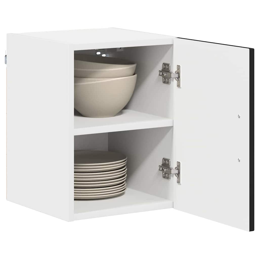 vidaXL Front do zmywarki Kalmar 2 pcs Czarny 30 x 31 x 40 cm