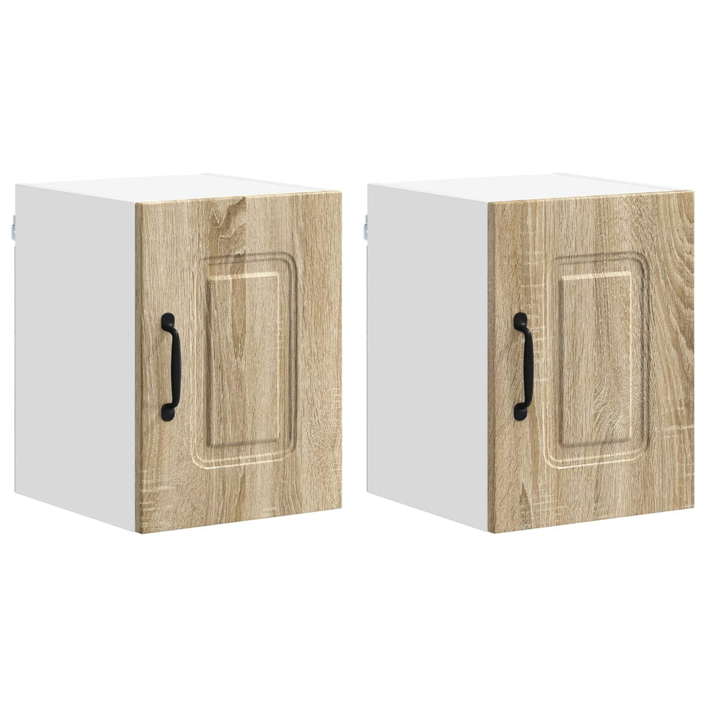 vidaXL Front do zmywarki Kalmar 2 pcs Dąb Sonoma 30 x 31 x 40 cm
