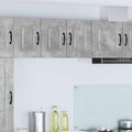vidaXL Front do zmywarki Kalmar 2 pcs Betonowy szary 30 x 31 x 40 cm
