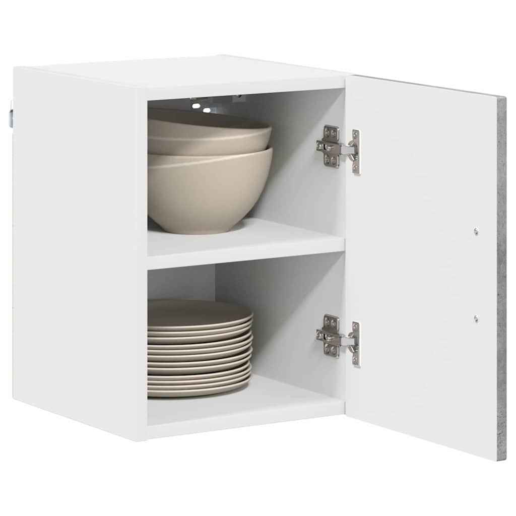 vidaXL Front do zmywarki Kalmar 2 pcs Betonowy szary 30 x 31 x 40 cm