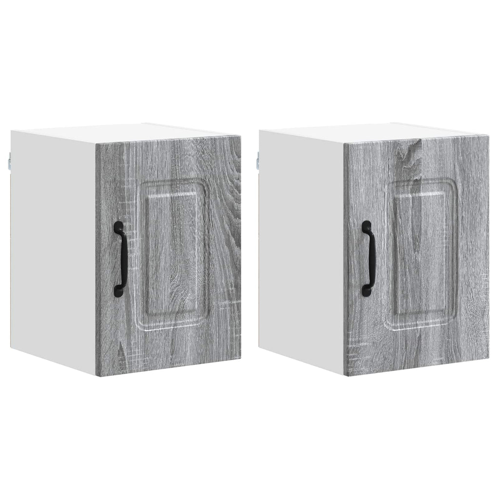 vidaXL Front do zmywarki Kalmar 2 pcs Szary Sonoma 30 x 31 x 40 cm