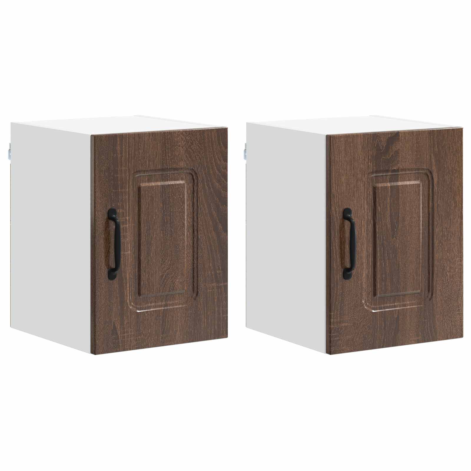 vidaXL Front do zmywarki Kalmar 2 pcs Brązowy dąb 30 x 31 x 40 cm