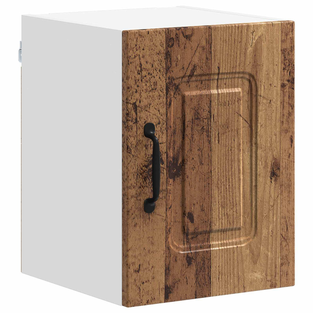 vidaXL Front do zmywarki Kalmar 2 pcs Stare drewno 30 x 31 x 40 cm