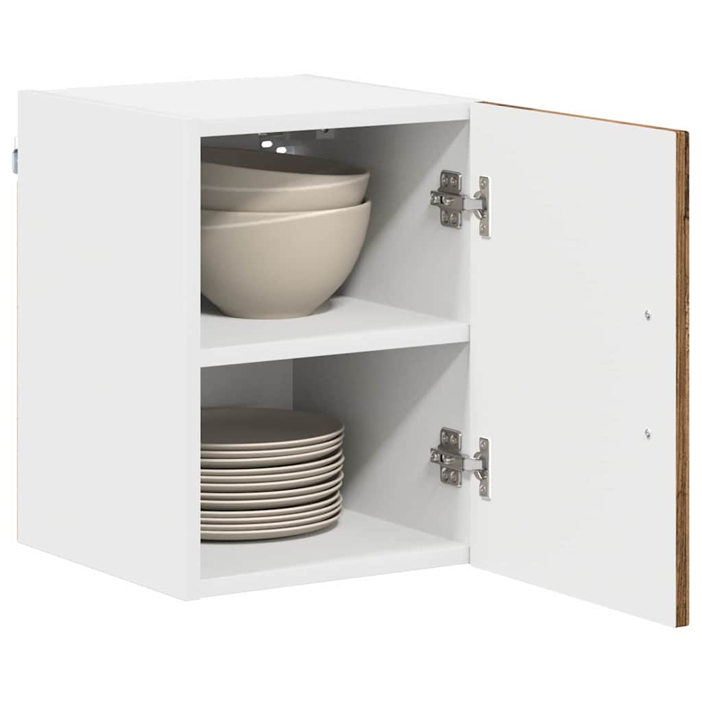 vidaXL Front do zmywarki Kalmar 2 pcs Stare drewno 30 x 31 x 40 cm