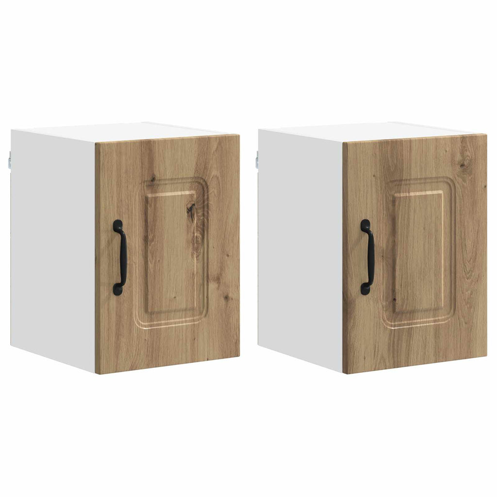 vidaXL Front do zmywarki Kalmar 2 pcs Dąb rzemieślniczy