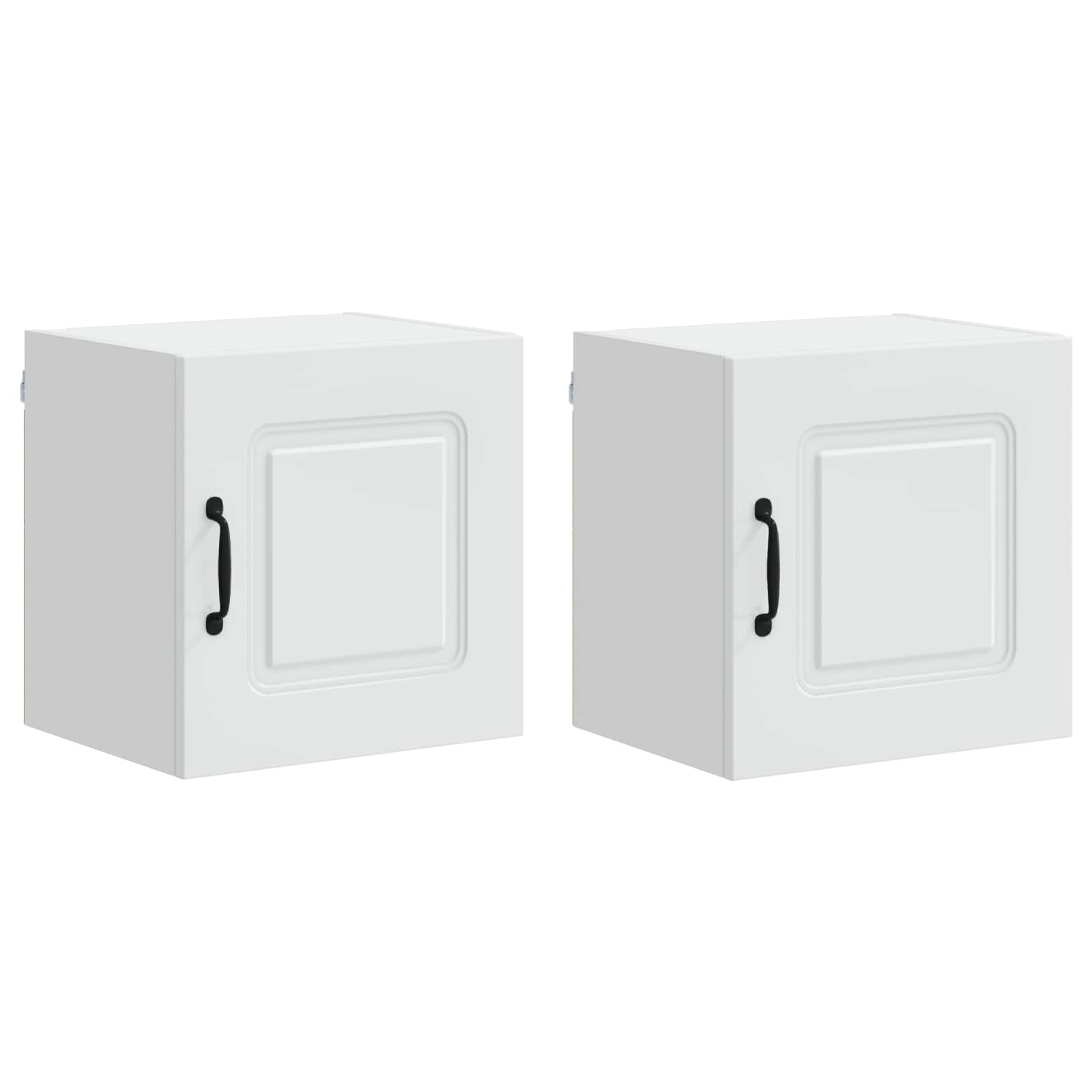 vidaXL Front do zmywarki Kalmar 2 pcs Biały 40 x 31 x 40 cm