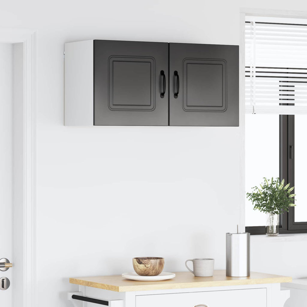 vidaXL Front do zmywarki Kalmar 2 pcs Czarny 40 x 31 x 40 cm
