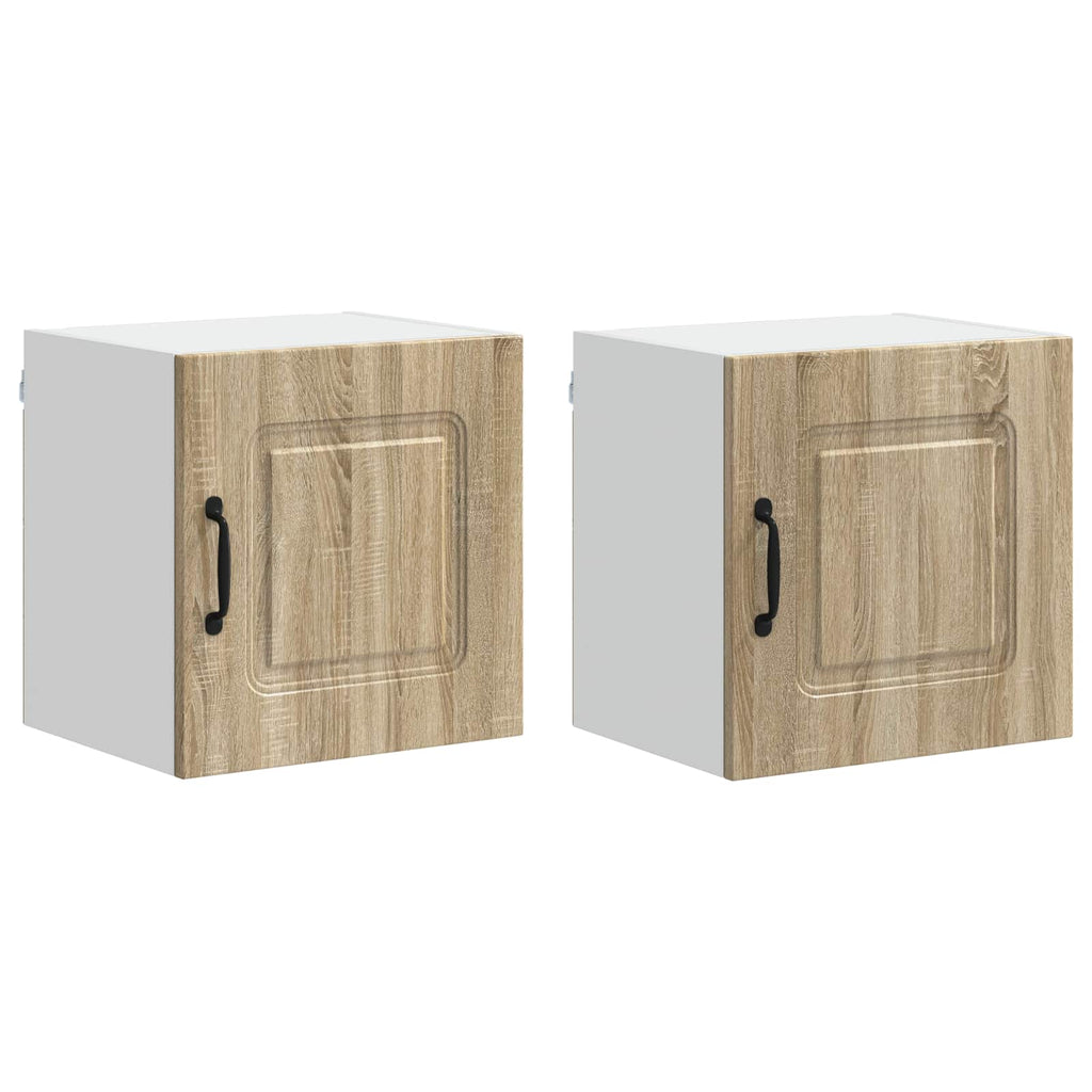 vidaXL Front do zmywarki Kalmar 2 pcs Dąb Sonoma 40 x 31 x 40 cm