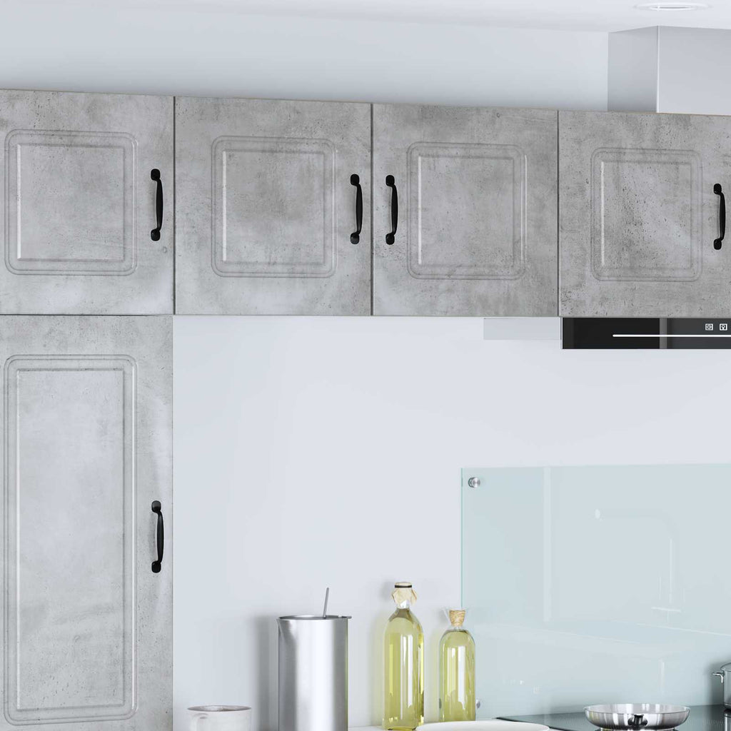 vidaXL Front do zmywarki Kalmar 2 pcs Betonowy szary 40 x 31 x 40 cm
