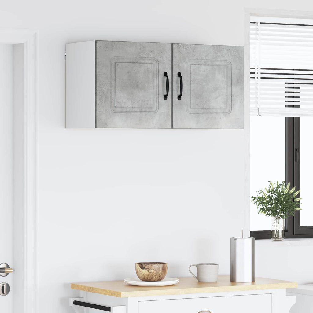 vidaXL Front do zmywarki Kalmar 2 pcs Betonowy szary 40 x 31 x 40 cm