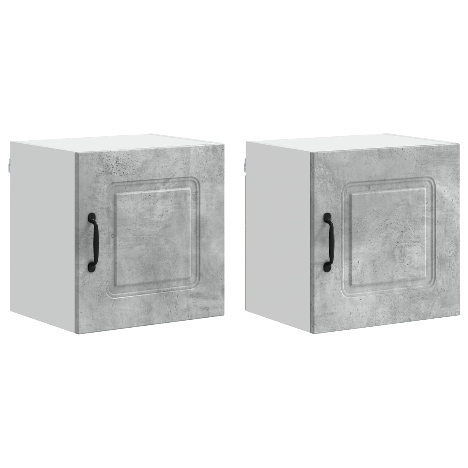 vidaXL Front do zmywarki Kalmar 2 pcs Betonowy szary 40 x 31 x 40 cm