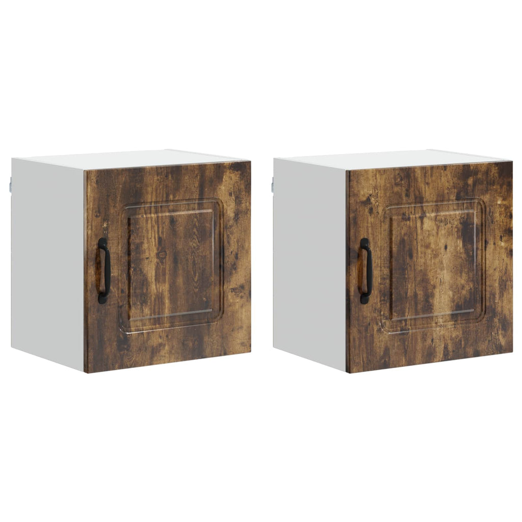 vidaXL Front do zmywarki Kalmar 2 pcs Dąb wędzony 40 x 31 x 40 cm