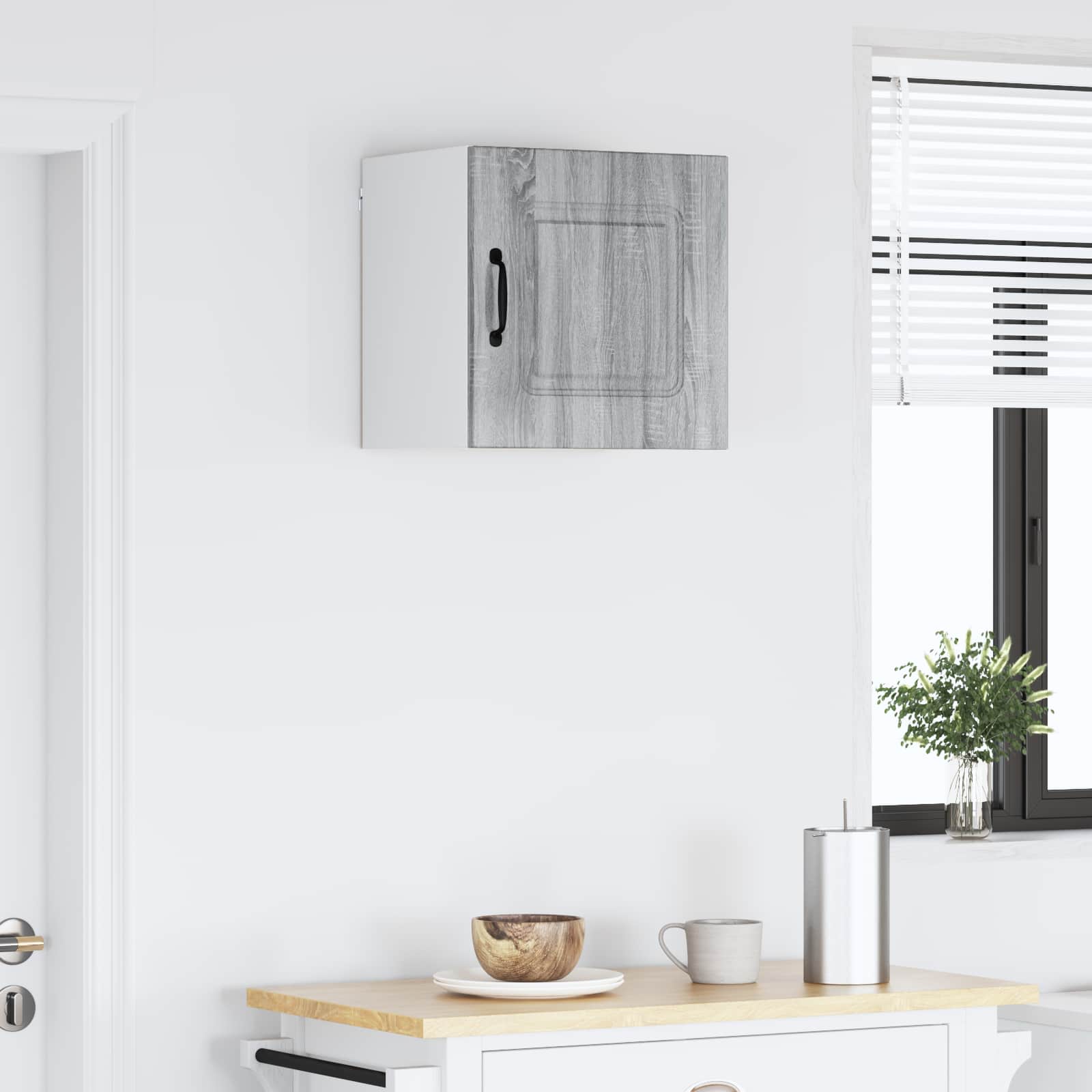 vidaXL Front do zmywarki Kalmar Szary Sonoma 40 x 31 x 40 cm