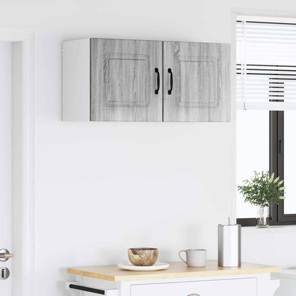 vidaXL Front do zmywarki Kalmar 2 pcs Szary Sonoma 40 x 31 x 40 cm
