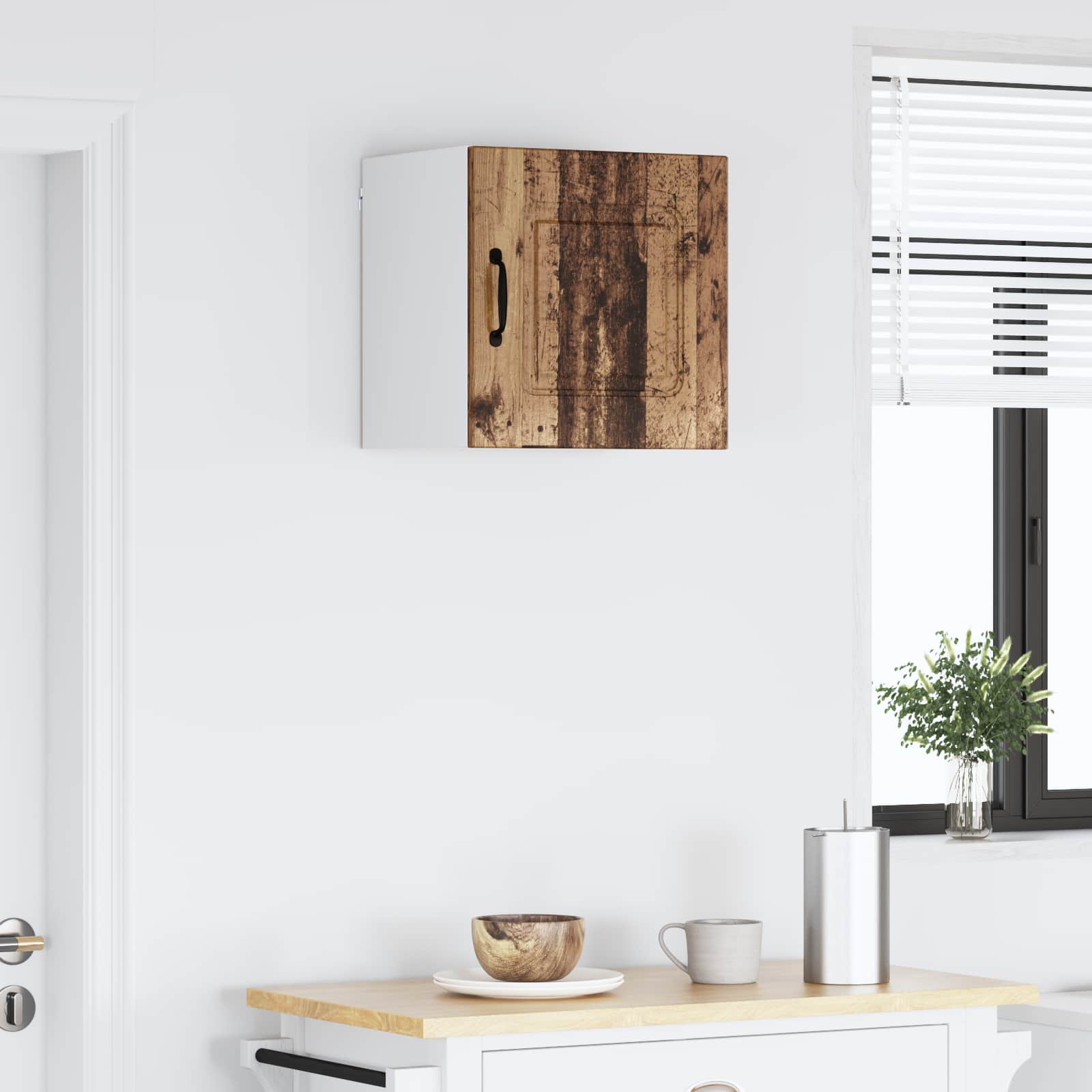 vidaXL Front do zmywarki Kalmar Stare drewno 40 x 31 x 40 cm