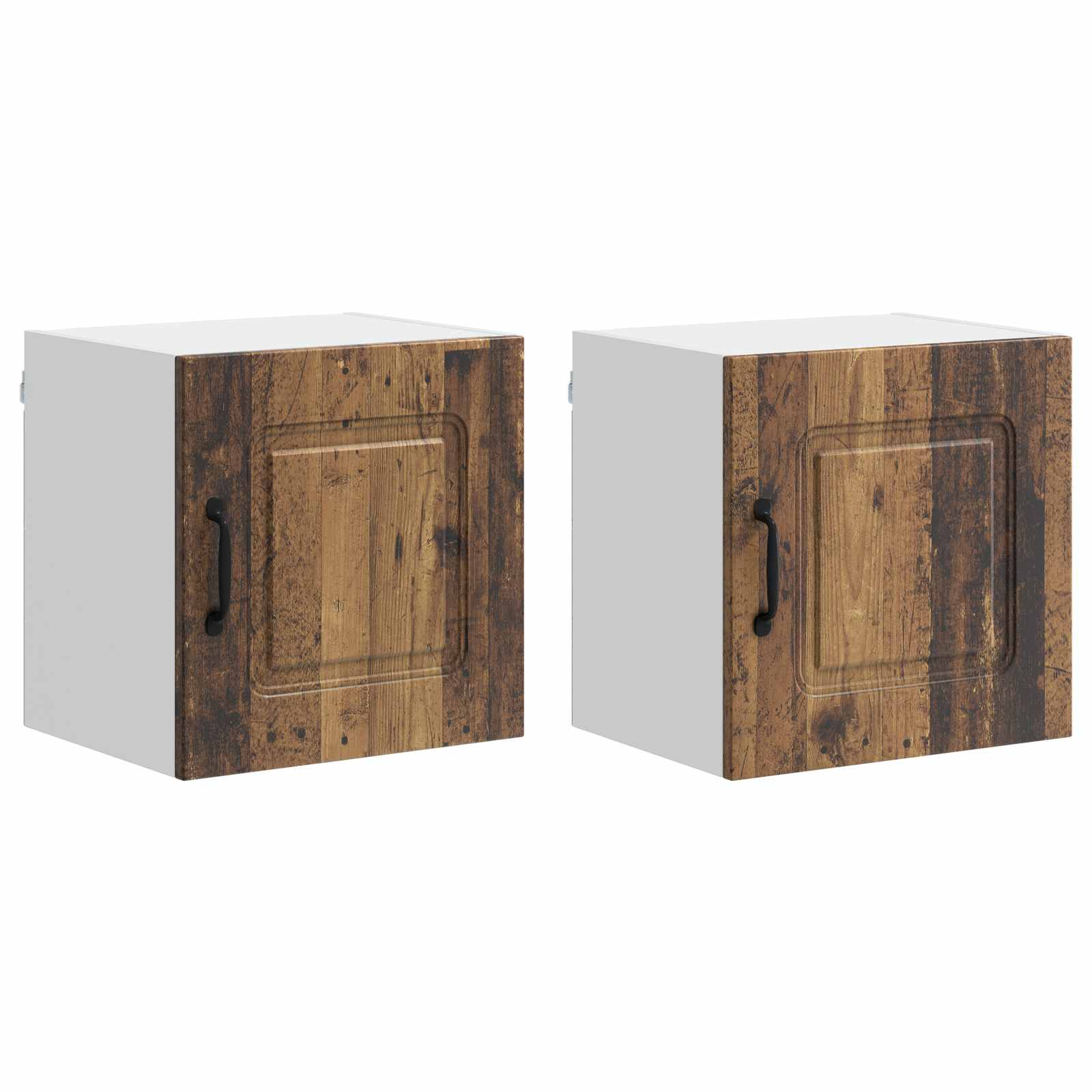 vidaXL Front do zmywarki Kalmar 2 pcs Stare drewno 40 x 31 x 40 cm