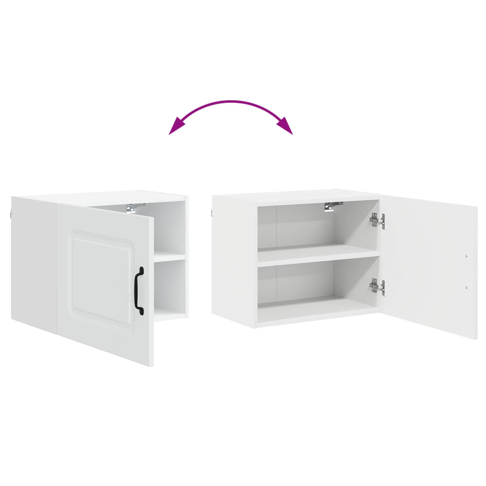 vidaXL Front do zmywarki Kalmar Biały 50 x 31 x 40 cm