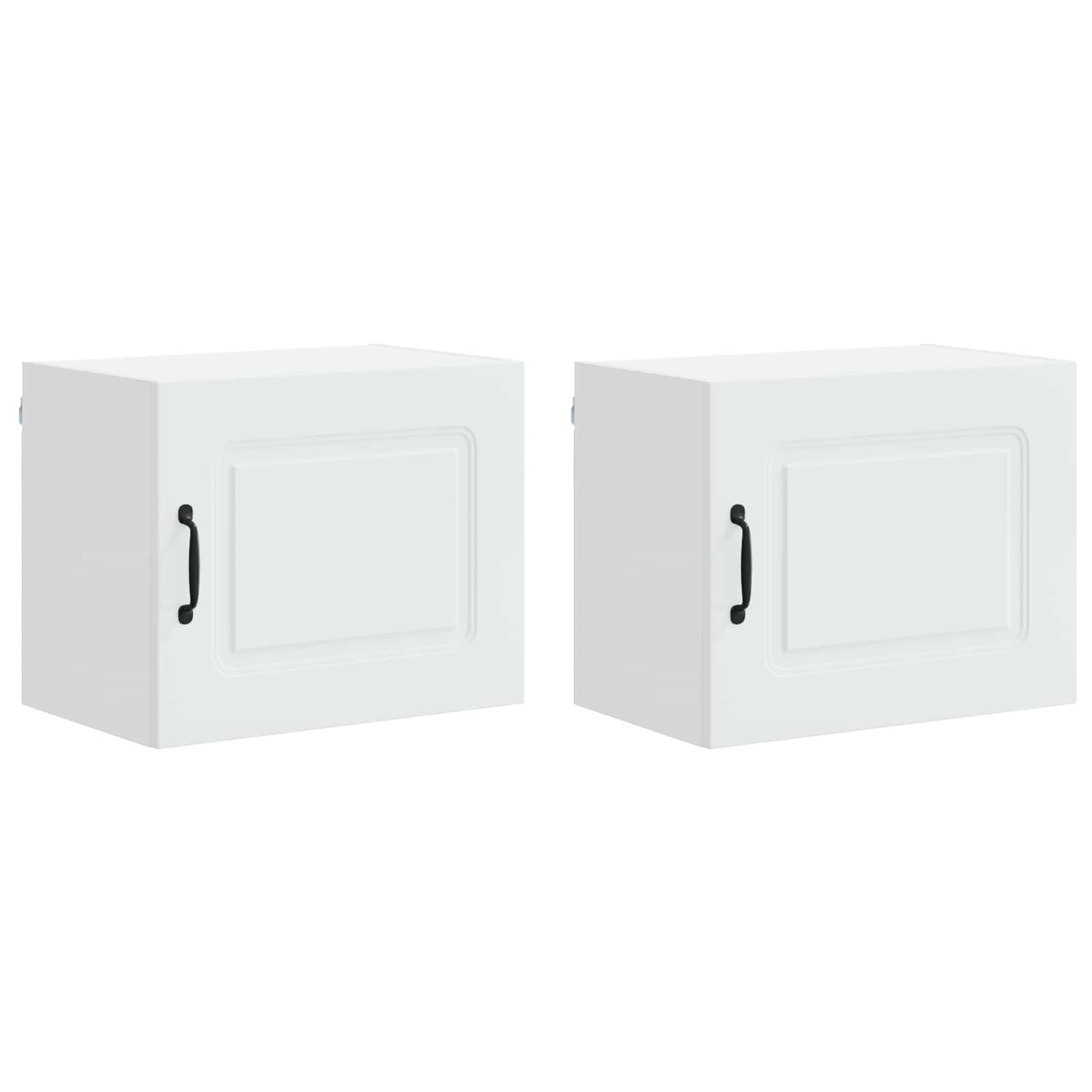 vidaXL Front do zmywarki Kalmar 2 pcs Biały 50 x 31 x 40 cm