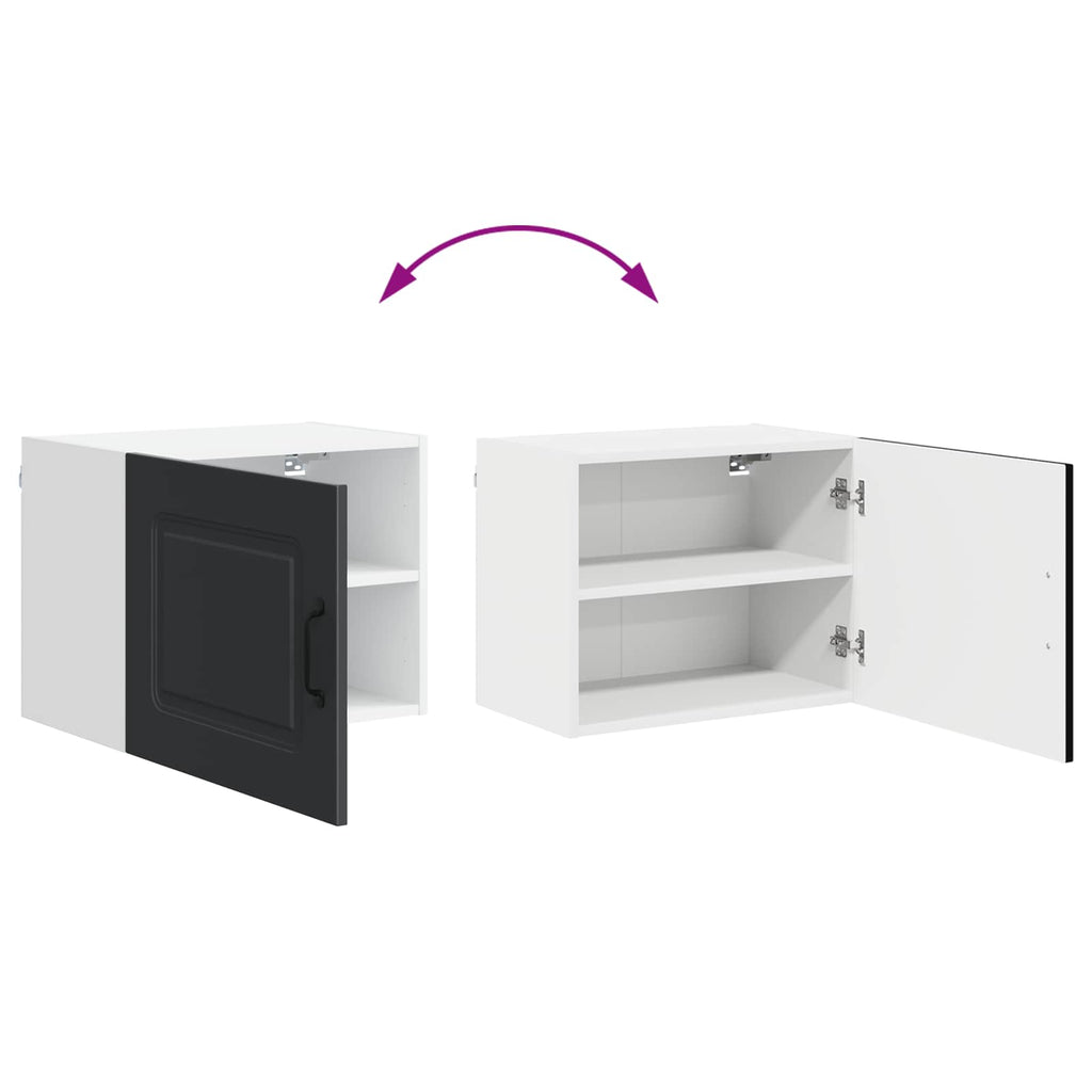 vidaXL Front do zmywarki Kalmar Czarny 50 x 31 x 40 cm