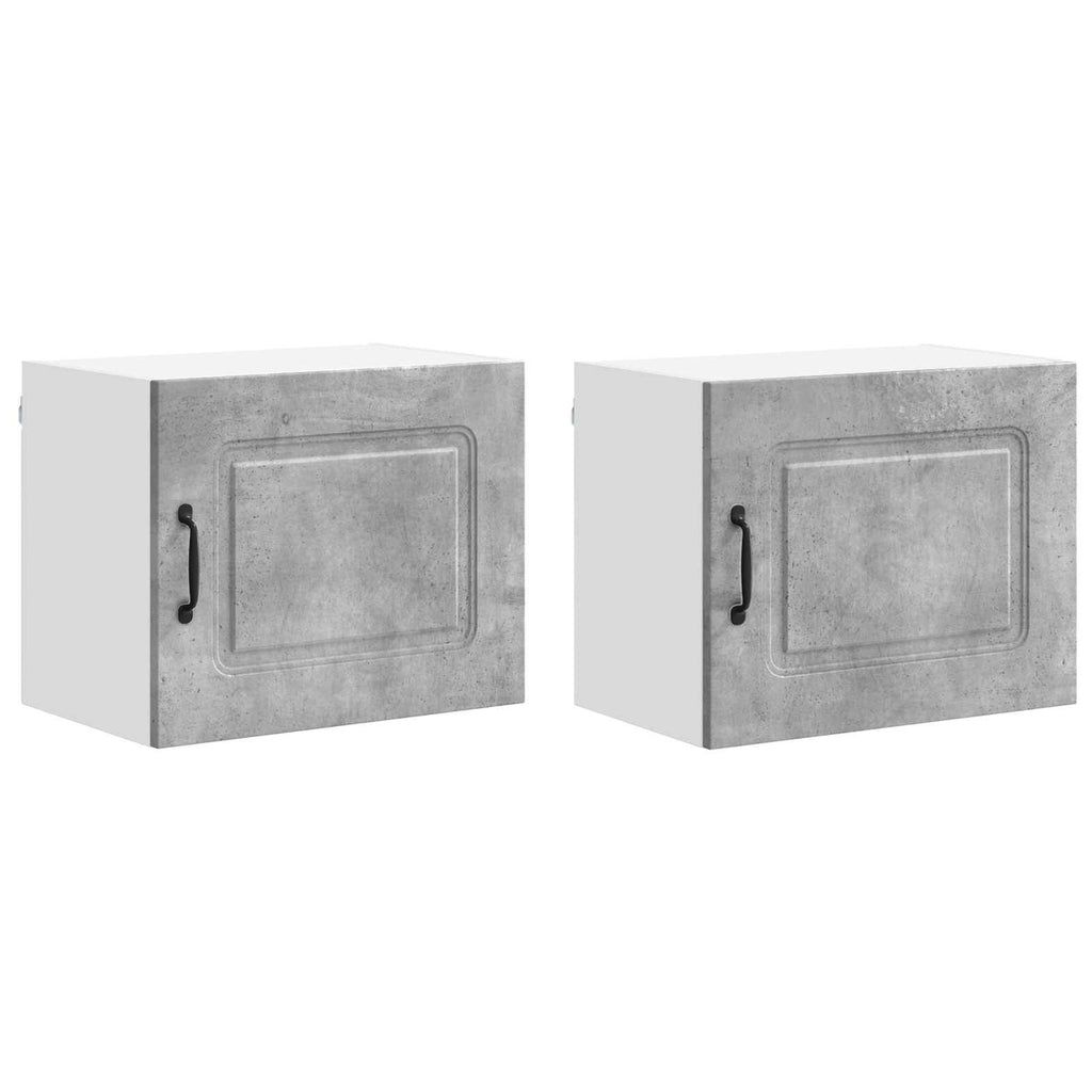 vidaXL Front do zmywarki Kalmar 2 pcs Betonowy szary 50 x 31 x 40 cm