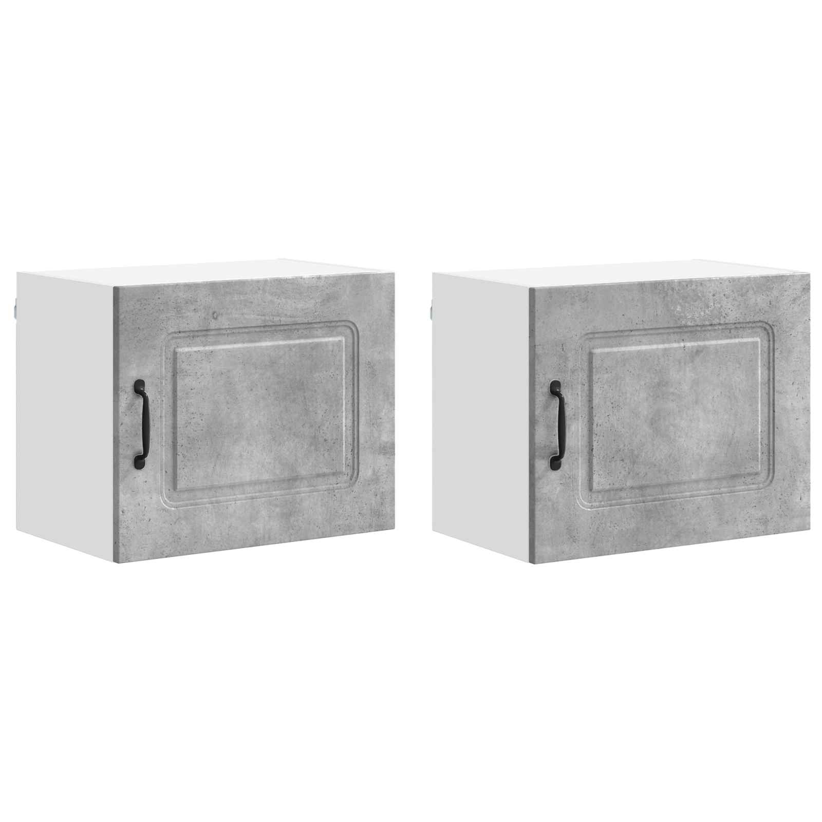 vidaXL Front do zmywarki Kalmar 2 pcs Betonowy szary 50 x 31 x 40 cm