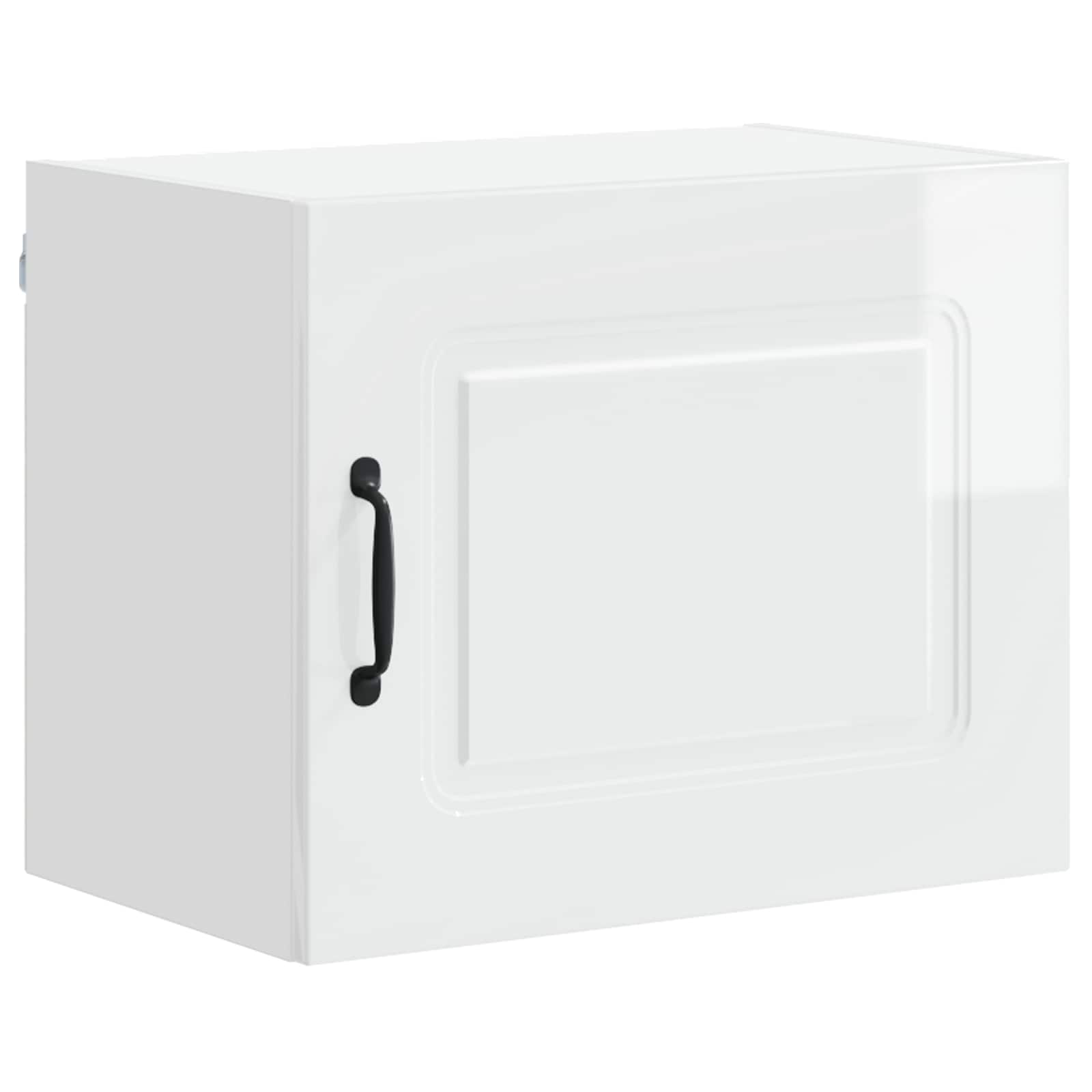 vidaXL Front do zmywarki Kalmar Wysoki połysk biały 50 x 31 x 40 cm