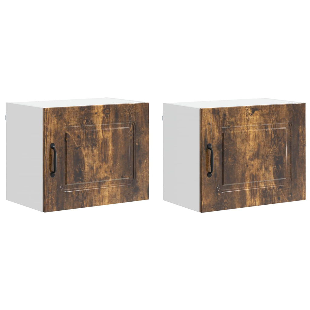 vidaXL Front do zmywarki Kalmar 2 pcs Dąb wędzony 50 x 31 x 40 cm