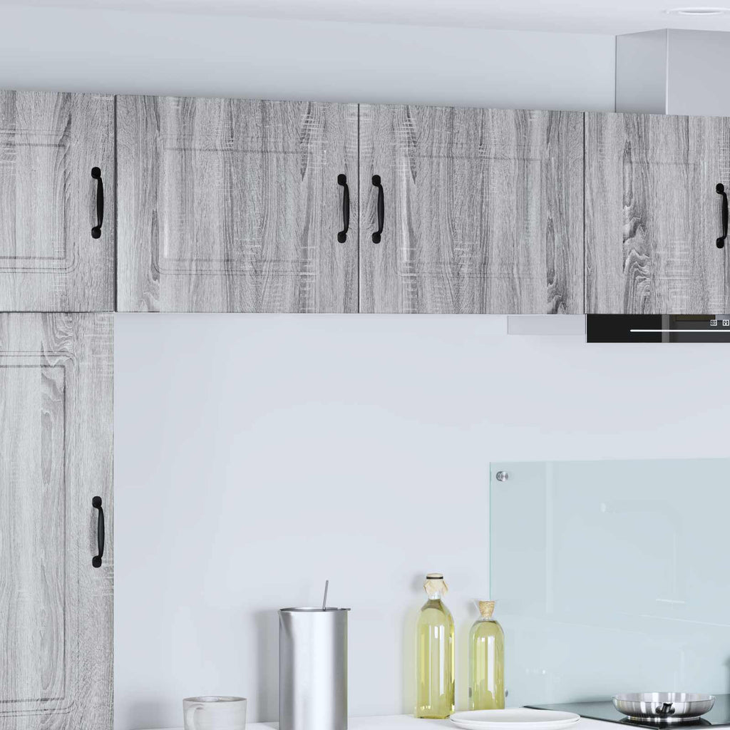 vidaXL Front do zmywarki Kalmar 2 pcs Szary Sonoma 50 x 31 x 40 cm