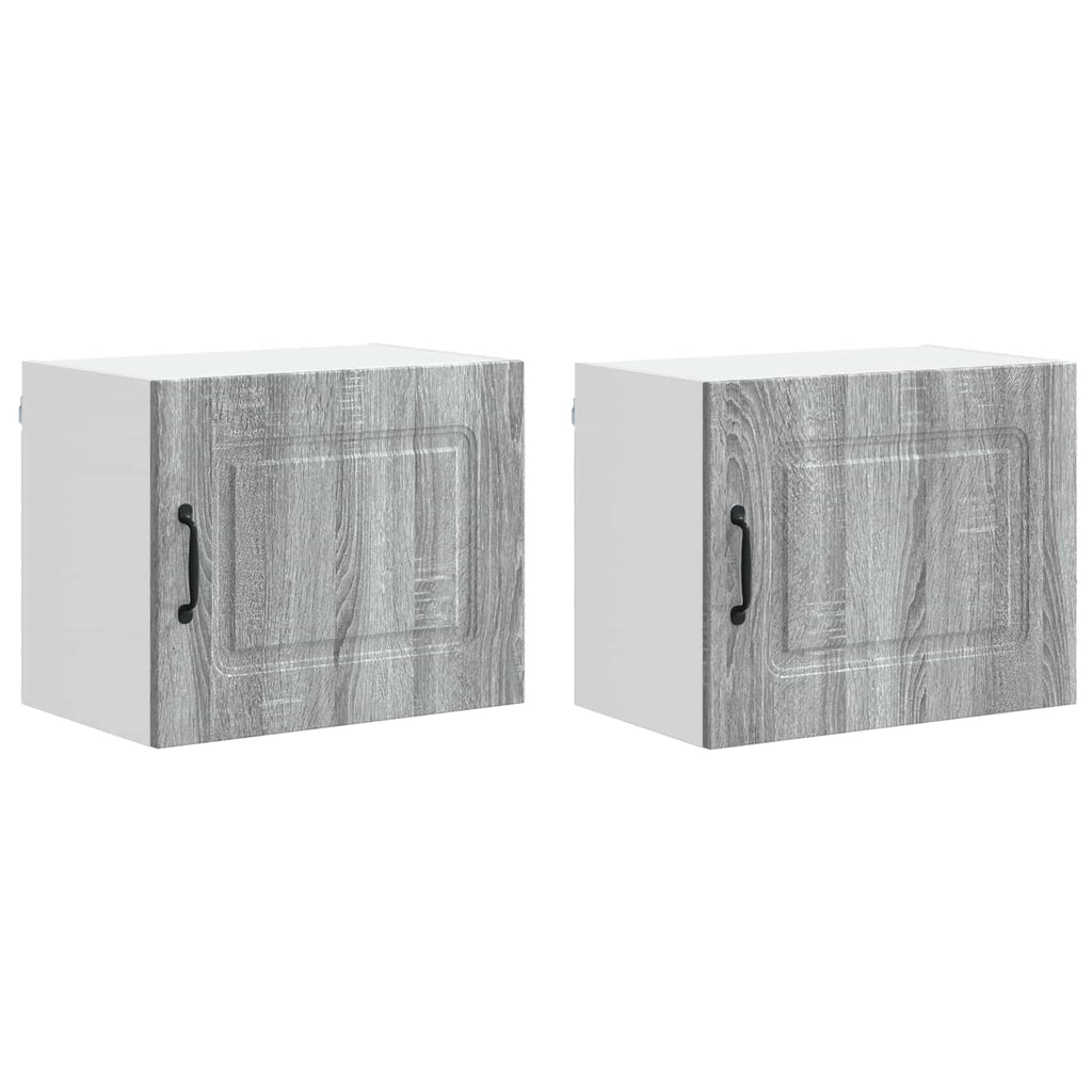vidaXL Front do zmywarki Kalmar 2 pcs Szary Sonoma 50 x 31 x 40 cm