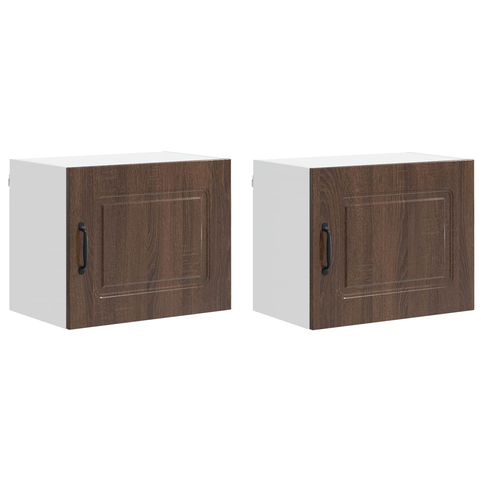 vidaXL Front do zmywarki Kalmar 2 pcs Brązowy dąb 50 x 31 x 40 cm