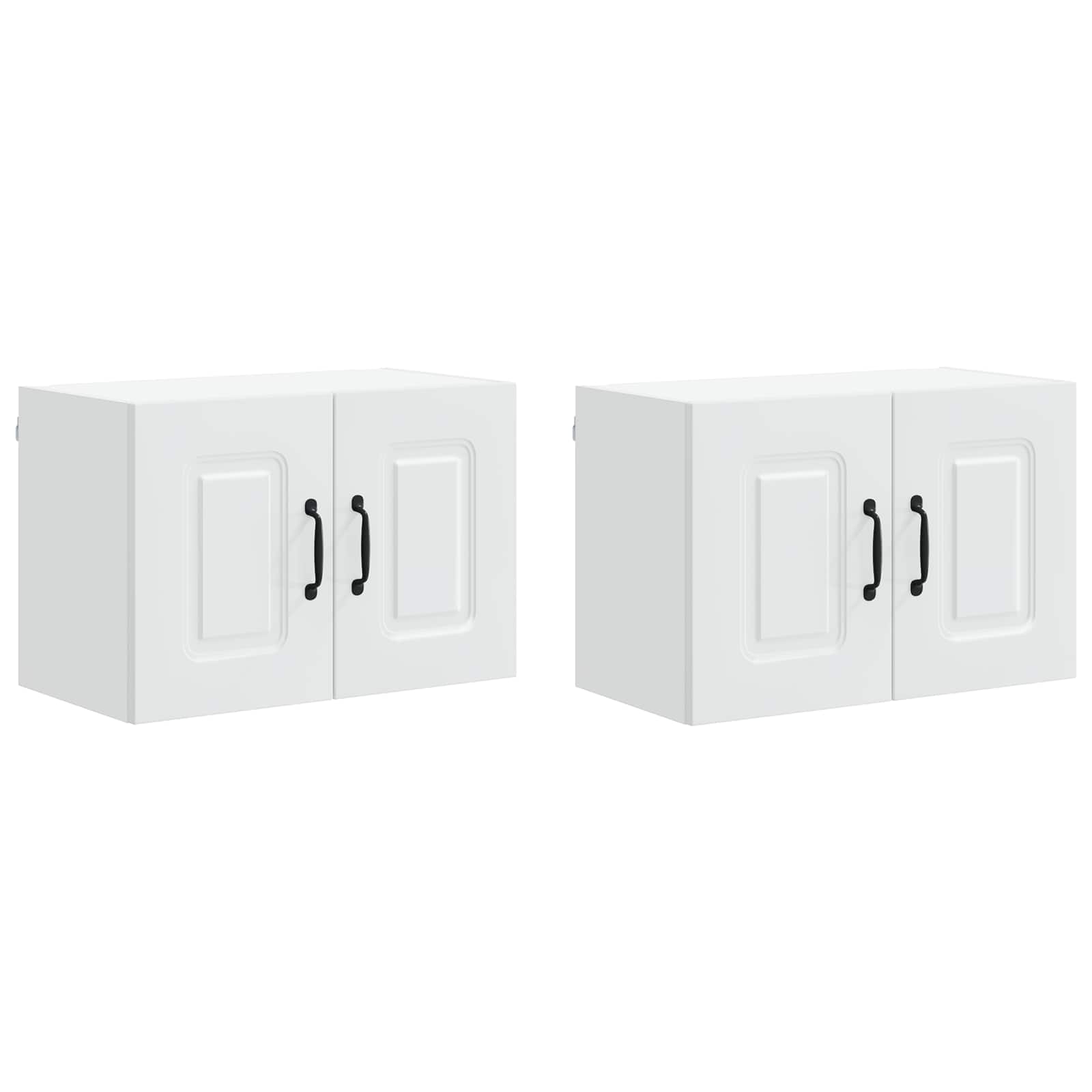 vidaXL Front do zmywarki Kalmar 2 pcs Biały 60 x 31 x 40 cm