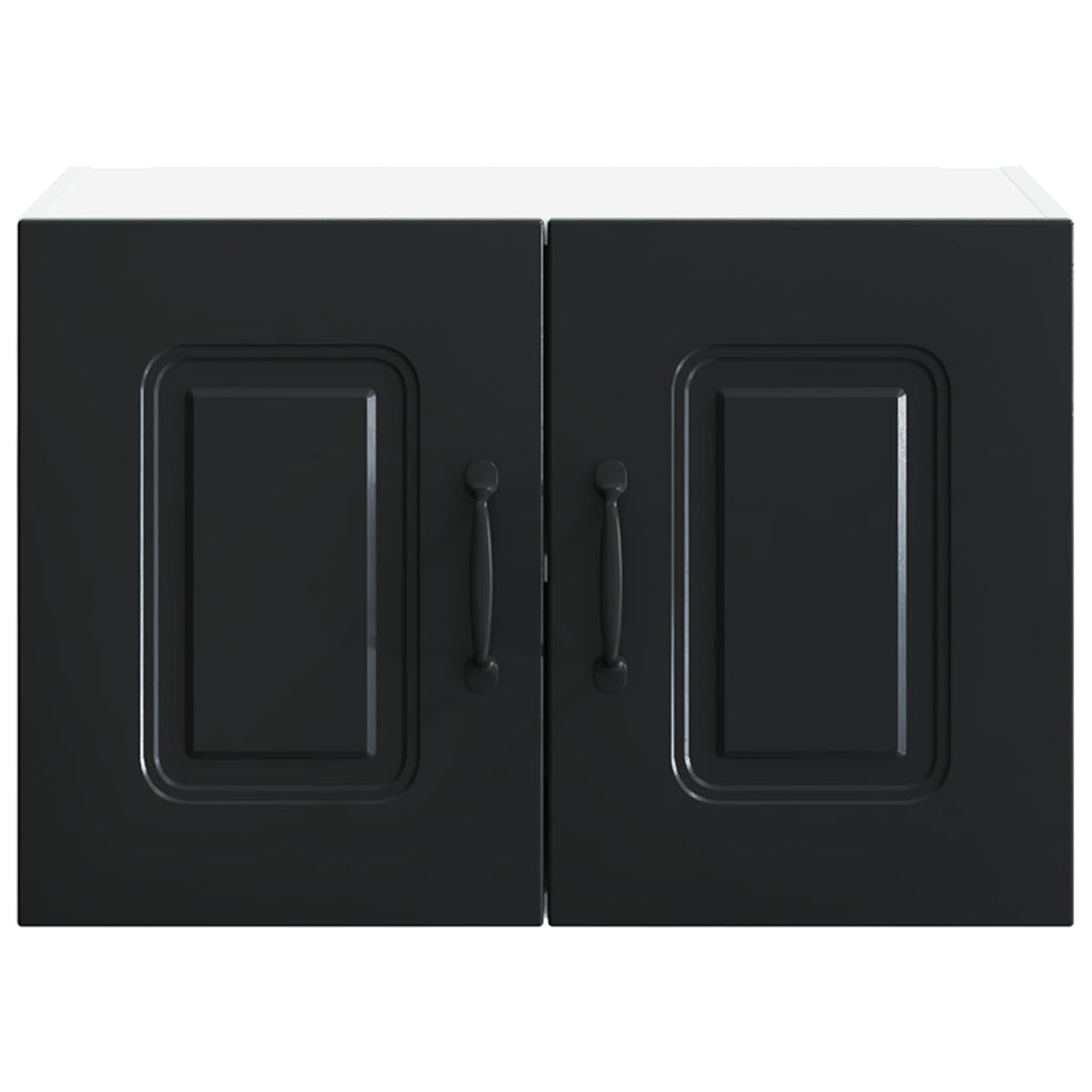 vidaXL Front do zmywarki Kalmar 2 pcs Czarny 60 x 31 x 40 cm