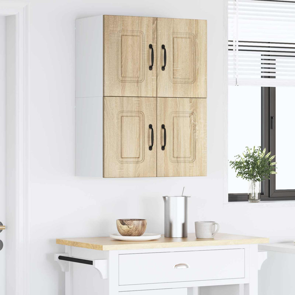 vidaXL Front do zmywarki Kalmar 2 pcs Dąb Sonoma 60 x 31 x 40 cm
